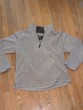 Trinity Men’s Quarter-Zip Fleece Pullover - Gray